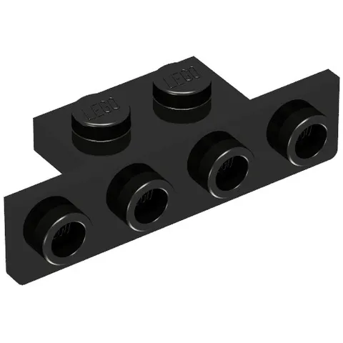 10x LEGO® Part 28802 - Bracket 1 x 2 - 1 x 4 with Two Rounded Corners