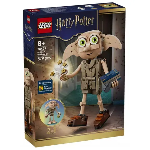 LEGO Harry Potter Dobby The Free Elf 76469 Building Set Ages 8+