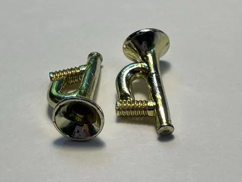 LEGO Chrome Gold Bugle (Element/Design ID: 71342)
