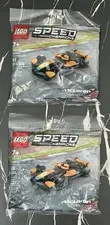 Lot of 2 LEGO 30683 Speed Champions McLaren Formula 1 Car 58 pcs/pzs Sets NIP