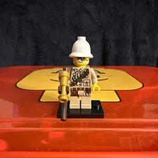 LEGO Monster Hunters Major Quinton Steele Minifig
