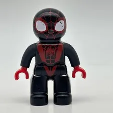 LEGO Duplo Marvel Miles Morales Spider-Man Figure Spidey Amazing Friends Black
