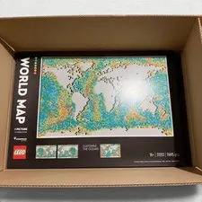 LEGO 31203 Art World Map Geography Limited Edition Complete Set Plastic