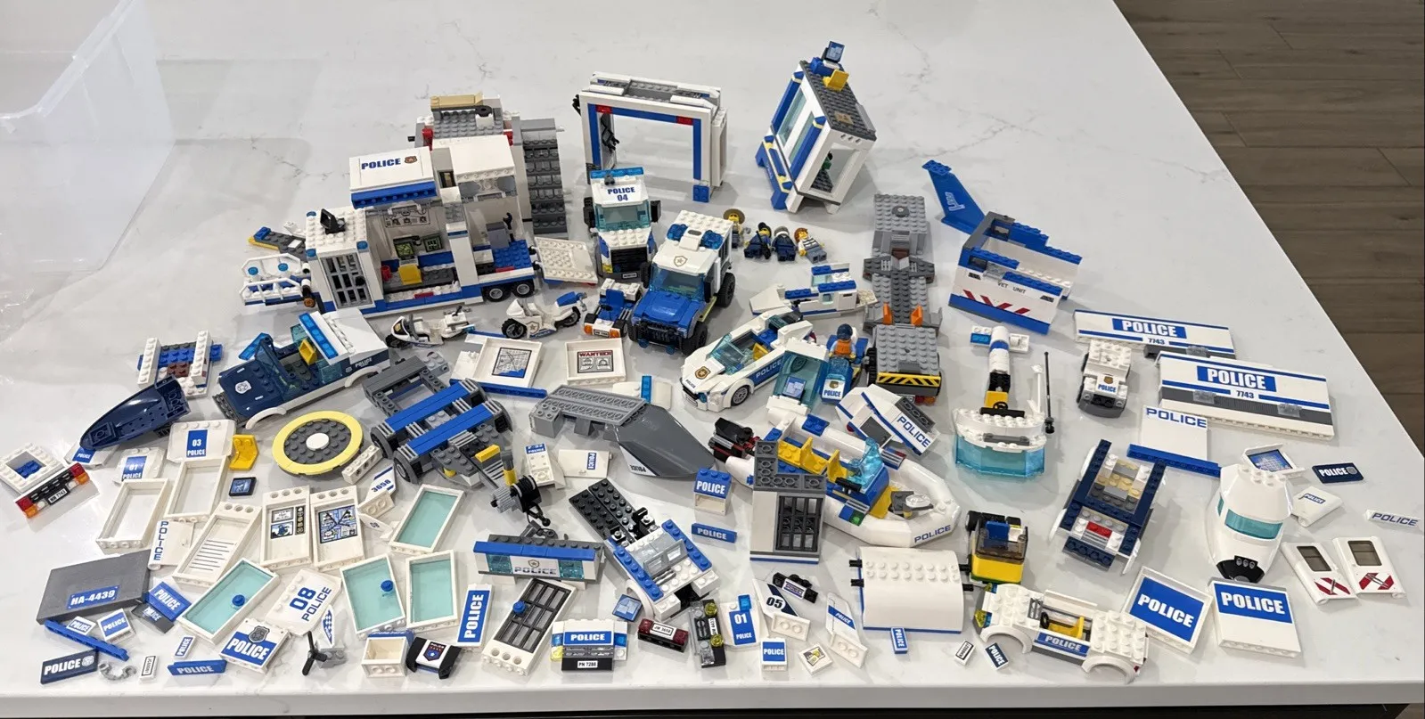 Lego Large Lot Lose Police Pieces And Vehicles Lots Of Partial Sets Specialty