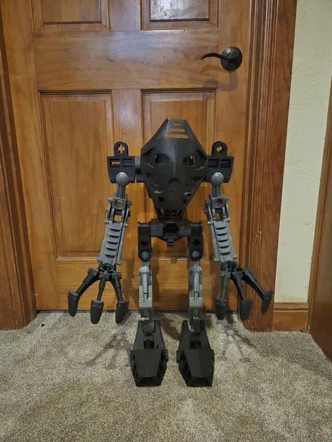 LEGO Bionicle Toa Onua Statue, 33” Custom 3D Printed – Collector Display Piece