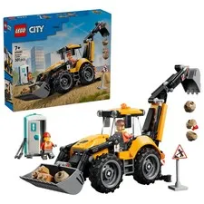 LEGO City Żółta koparko-ładowarka 60480 Yellow Backhoe Loader LEGO