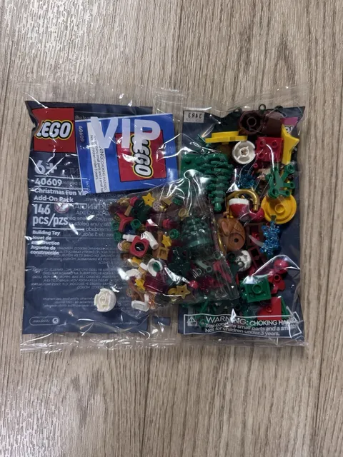 Lego 40609 Christmas Fun VIP  Pack  146pc polybag bag New sealed bag