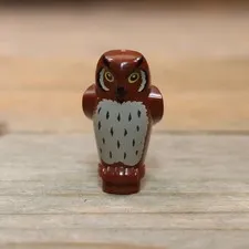 LEGO Owl Reddish Brown Angular Harry Potter Pigwidgeon 92084pb01 Qty 1