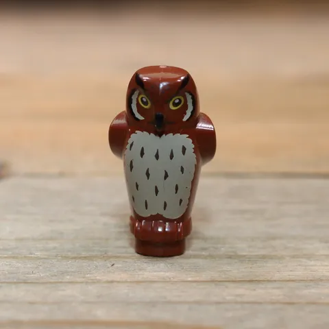 LEGO Owl Reddish Brown Angular Harry Potter Pigwidgeon 92084pb01 Qty 1