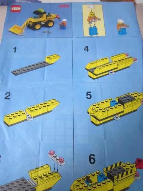Lego 6600 Wheel Loader Instructions Instruction