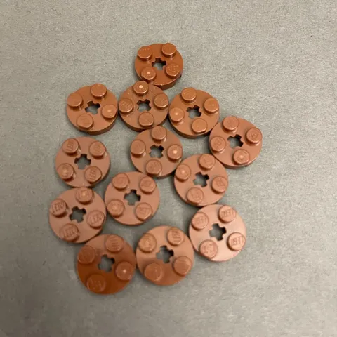 Lego 4032 Reddish Brown Replacement Add-on Pieces Parts Lot of 13