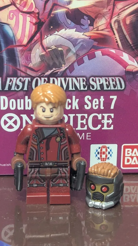 Lego Marvel Guardians of the Galaxy Star-Lord Minifigure sh123 