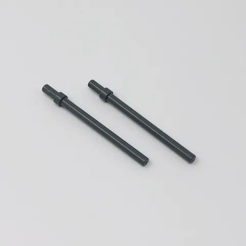 63965 LEGO Parts Bar 6L w/ Stop Ring DARK BLUISH GRAY (2)
