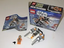 LEGO Star Wars Snowspeeder Microfighter 75074 - 100% Complete w/fig Manual & Box