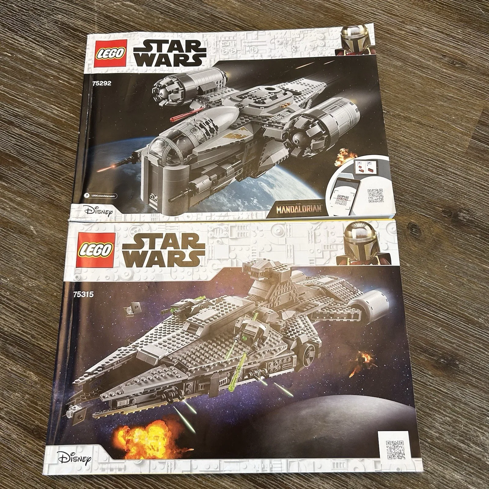 LEGO Star Wars Razor Crest 75292 Imperial Light Cruiser 75315 Manual Book Only