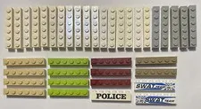 35+ LEGO Parts Pieces 1x6 Brick #3009 White Gray Beige Lime