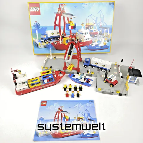 LEGO 6542 - Launch & Load Seaport Seaport Container Port - 100% Original Box / OBA - Excellent