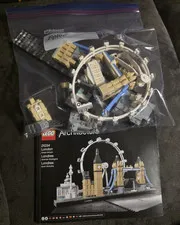 LEGO Architecture London 21034 Skylines 468pc Bulk Lot w/ Instructions