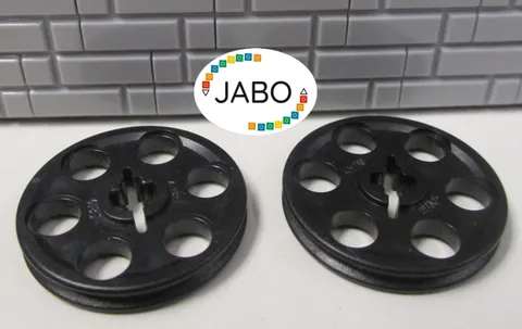 (E15 /5 /6 ) LEGO Technic 2 x 4185 Pulley / Deflection Pulley black