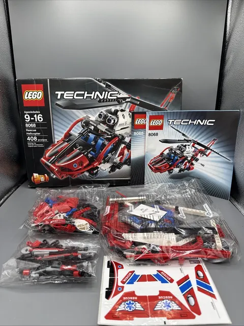 LEGO TECHNIC Rescue Helicopter 8068 Age 9-16 408pcs