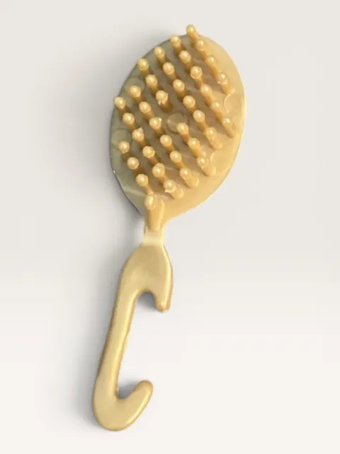 SuperStar Barbie Vintage Beige Brush LOL OMG Clone Bratz Fashion Hairbrush LPS