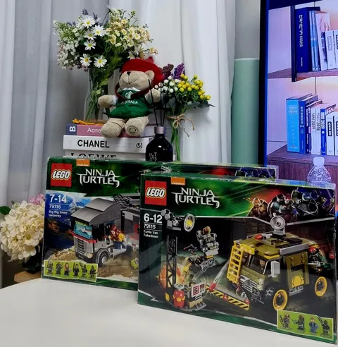 Lego 79115 79116 Teenage Mutant Ninja Turtles Van Takedown Big Rig Snow Getaway