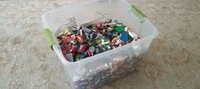 Bulk LEGO LOT 5 lbs. box of Bricks, Parts, Pieces, Tires accessories five pound!