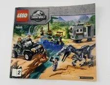 Lego Jurassic World Manuals For Set 75935 Instructions Only