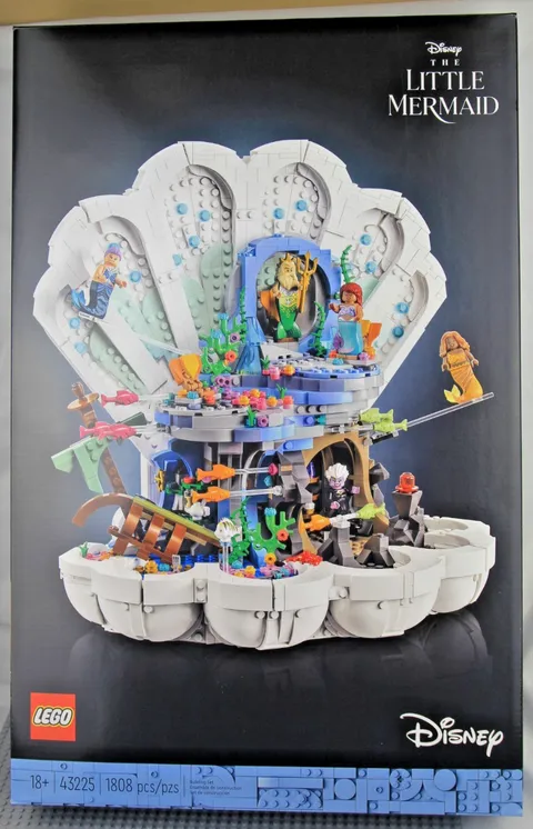 LEGO Disney 43225 - The Little Mermaid Royal Clamshell -BNIB (Retired 2024)