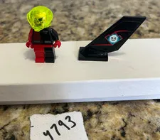 Lego Alpha Team # 4793 Ogel Minion Commander/Black Tail Shuttle W/Skull Only