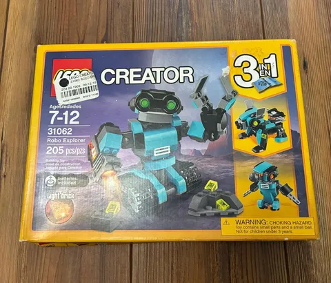 LEGO 31062 Creator Robo Explorer 3-in-1 Light Brick Building Set  🔥NEW SEALED🔥
