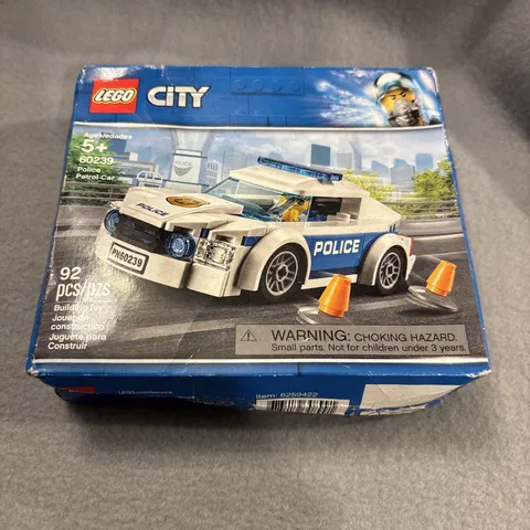 LEGO City Police Patrol Car 60239 Building Set Toy New NIB 