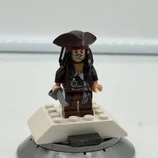 LEGO Pirates of the Caribbean Captain Jack Sparrow Minifigure  poc011 READ