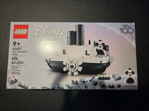 LEGO Disney Mini Steamboat Willie (40659) Retired Limited Edition New 2023