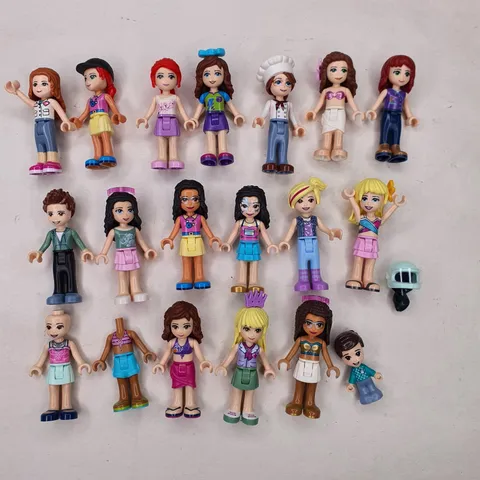 Lego Friends Bulk Lot 18 Minifigures Girls Boys