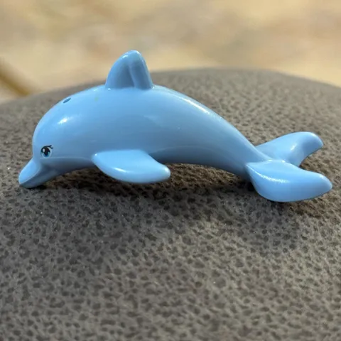 Lego Dolphin Toy Piece Animal Figure Light Blue 13392 Ocean Sealife Swimming