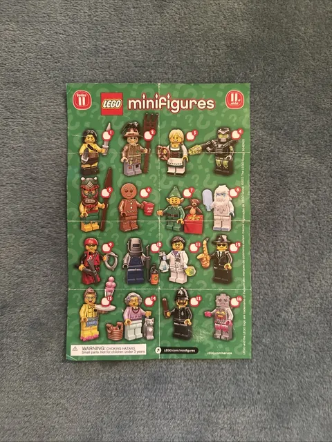 Lego Collectible Minifigure Checklist Leaflet Insert Series ll 2013 (no toy)