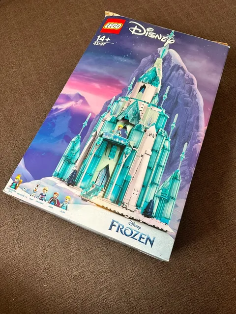 LEGO Disney The Ice Castle 43197 - 100% SEALED BAGS Complete (Opened Box)