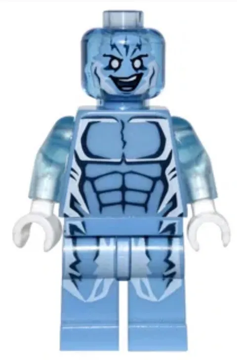 LEGO MINIFIGURE SUPER HERO ELECTRO USED SH0105!!