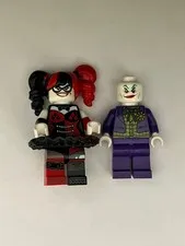LEGO MINIFIGURE - BATMAN - HARLEY QUINN & JOKER - AMAZING DUO!!! COLLECTORS ITEM