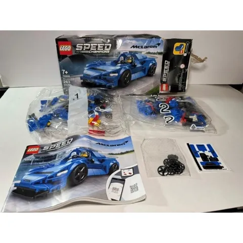Lego Speed Champions McLaren Elva #76902 - New Unopened Bags & stickers!