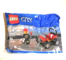 1 sealed package Lego City 30361 Fire ATV 39 pieces 5+ Age New