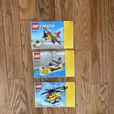 LEGO Creator 31029 Blue Power Jet Illustrated Manual Booklets English