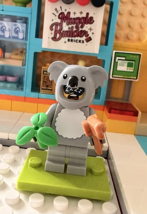 Lego CMF Series 28 Koala Costume Fan Minifigure With Accessories 