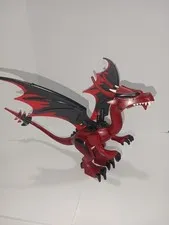 Lego dark Red black Dragon Fantasy Era Castle minifigure 7093 Skeleton Tower