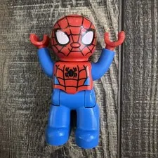 LEGO DUPLO  Spider-Man Minifigure Red Blue Suit, Marvel Super Heroes