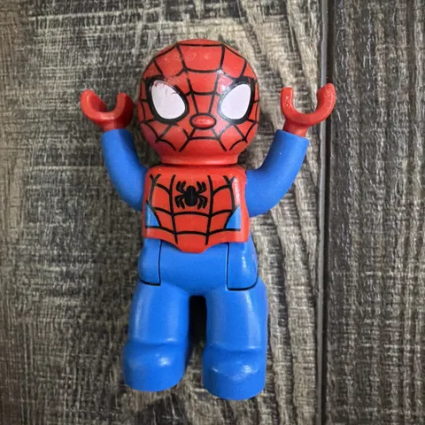 LEGO DUPLO  Spider-Man Minifigure Red Blue Suit, Marvel Super Heroes