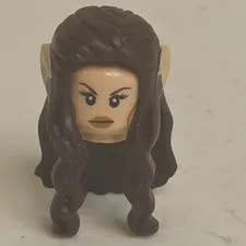 Lego Lord of the Rings Arwen HEAD + HAIR ONLY Minifigure Elf (79006) minfig Part