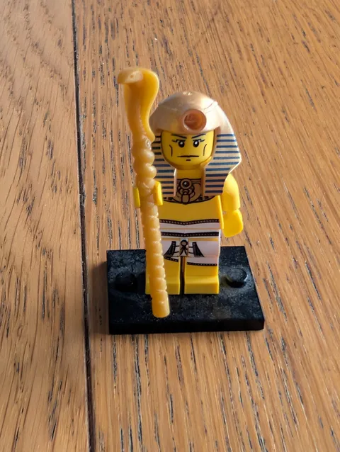 LEGO Minifigures Series 2 Pharaoh 8684 Complete Staff Base Genuine LEGO