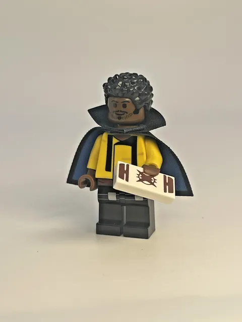 LEGO Orbital Minifigs - Star Wars Classic Lando Pad Printed Custom - Yellow